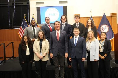 Cohort 6 - Orientation, Seminar 1A with Governor Glenn Youngkin & Capitol Tour