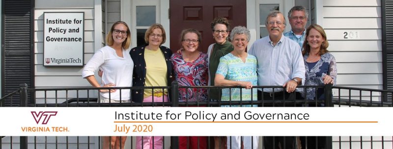 Institute for Policy and Governance July 2020 Newsletter